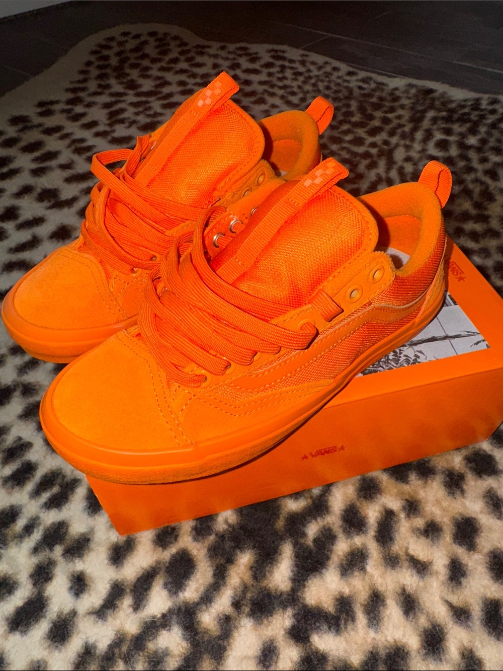 Vans All‑Orange Skate Old Skool 36 Sneakers